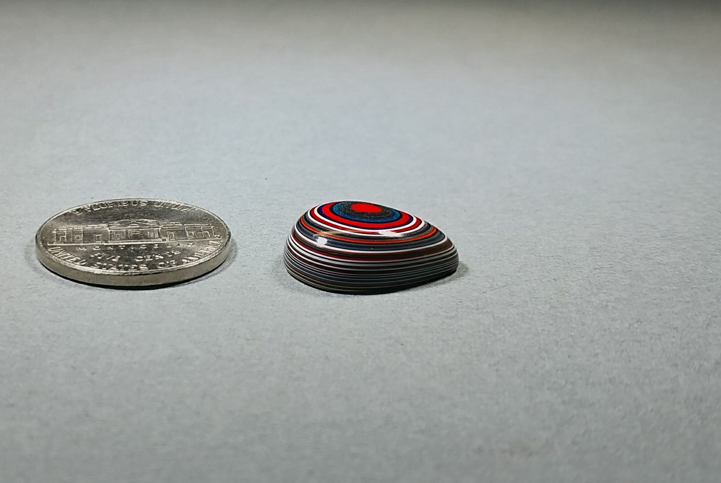 Fordite Cabochon in Teardrop for Jewelry Making