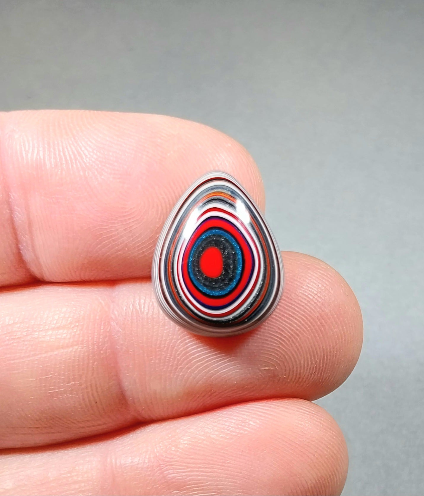 Fordite Cabochon in Teardrop for Jewelry Making