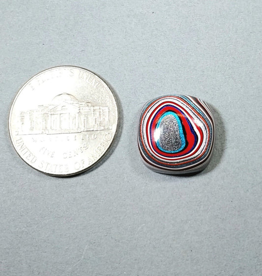 Fordite Cabochon, Wranglerite from Ohio, Fordite Round Cabochon, Cabochon, Fordite Gemstone, Gemstone