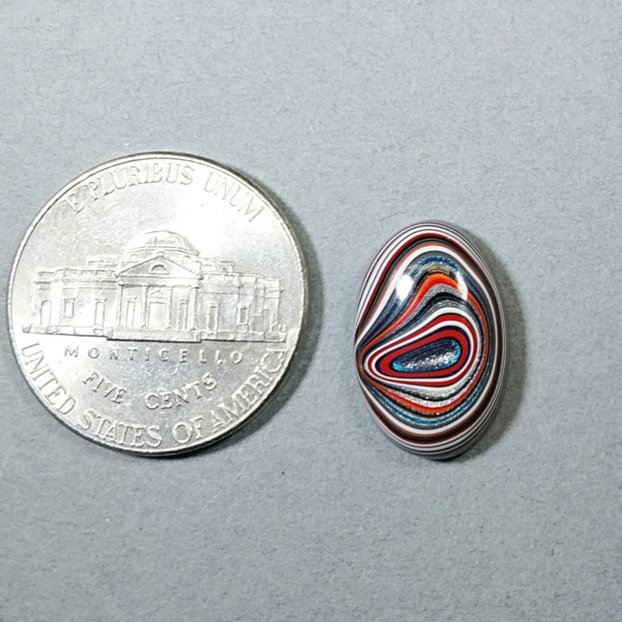 Fordite Cabochon, Small Oval Cabochon