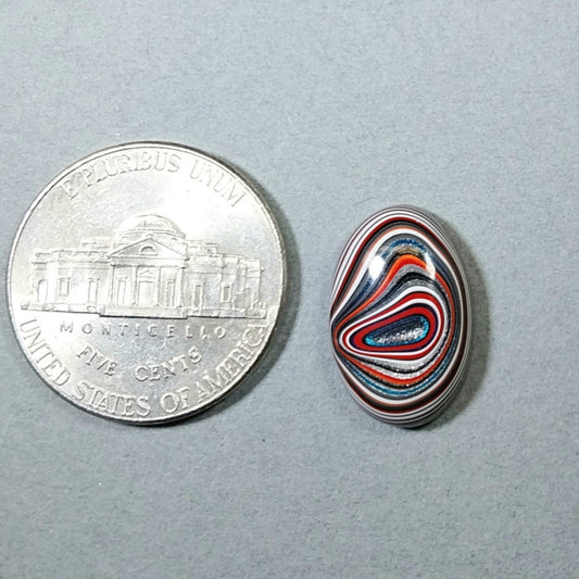 Fordite Cabochon, Small Oval Cabochon