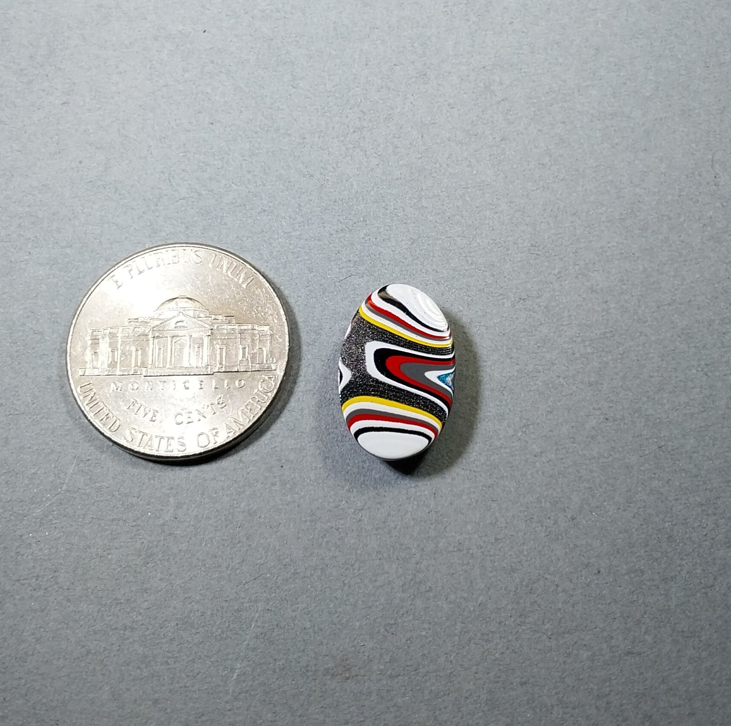 Fordite Cabochon, Small Oval Cabochon