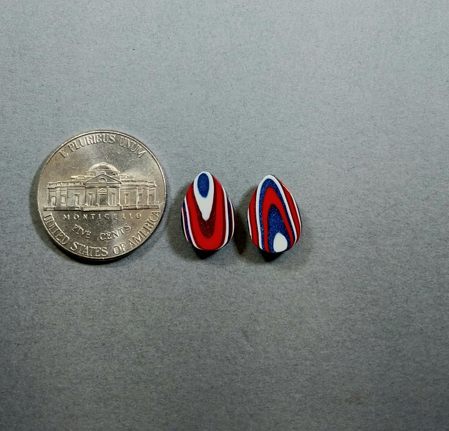 Fordite Cabochon, TINY, Fordite Stones for Earrings or Rings