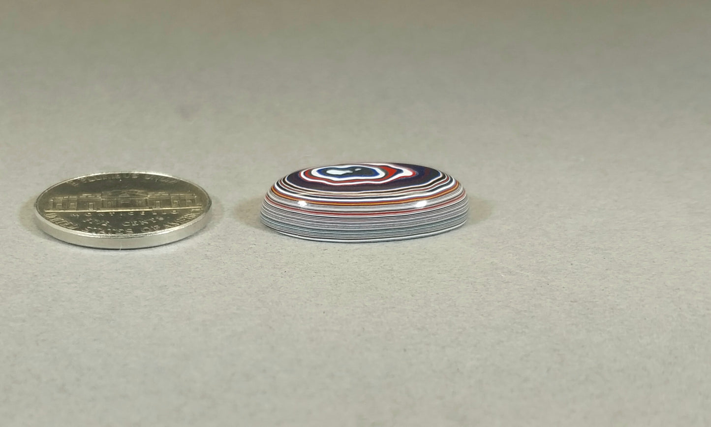 Oval Fordite Cabochon For Metalsmithing
