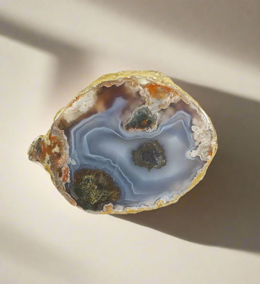Red Hot Berrando Agate from Mexico Face Polished, W/O