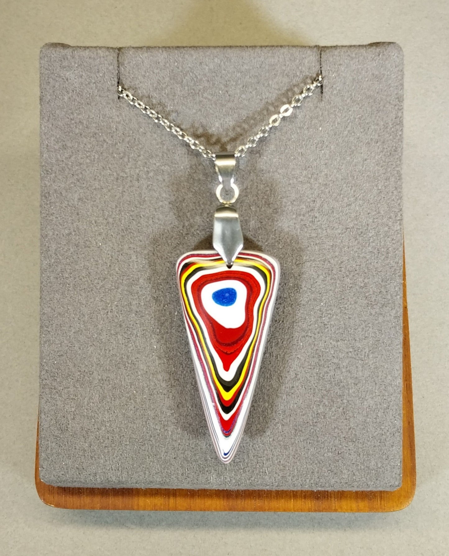 Big Rig Fordite Necklace with Included Chain