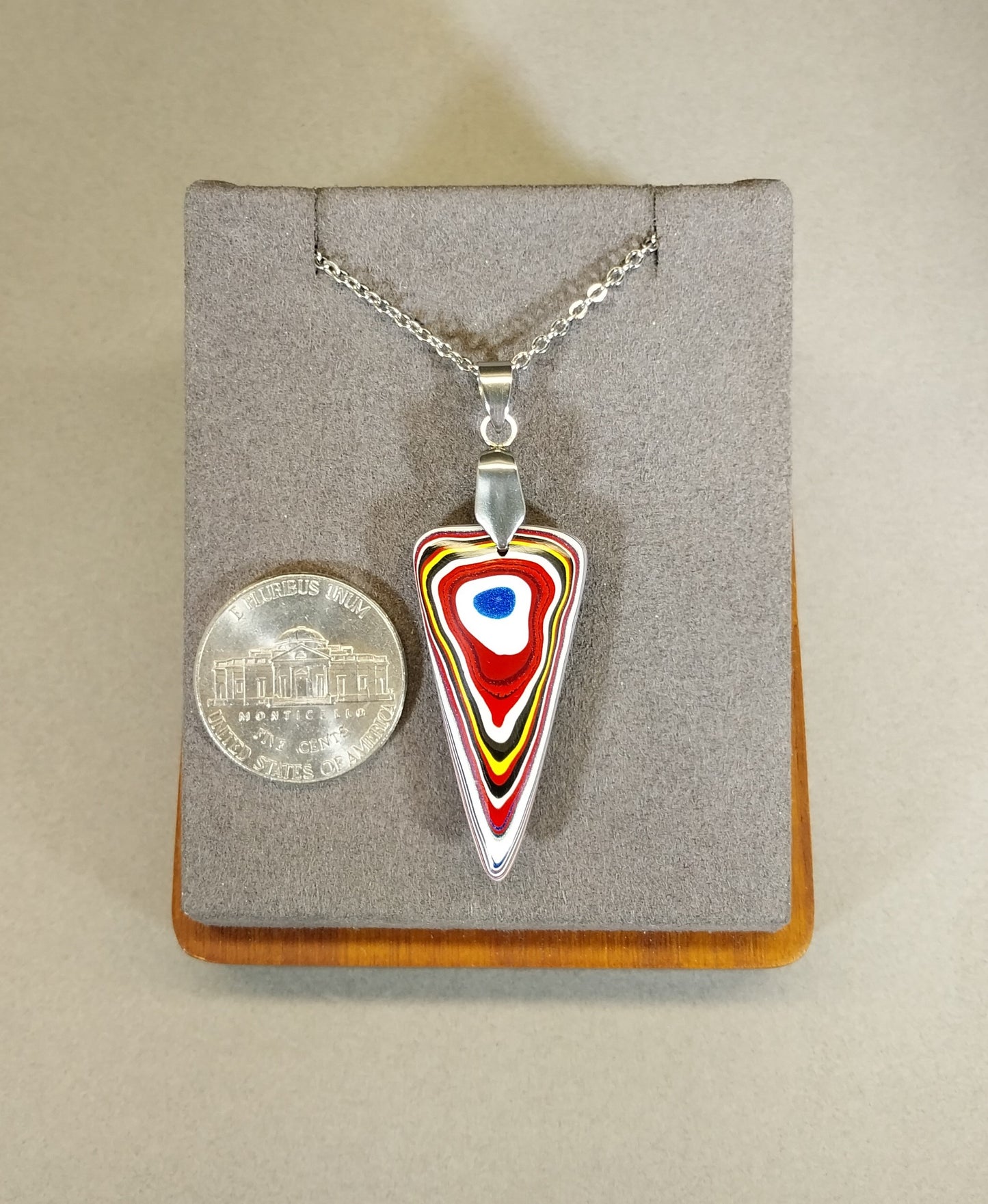 Big Rig Fordite Necklace with Included Chain