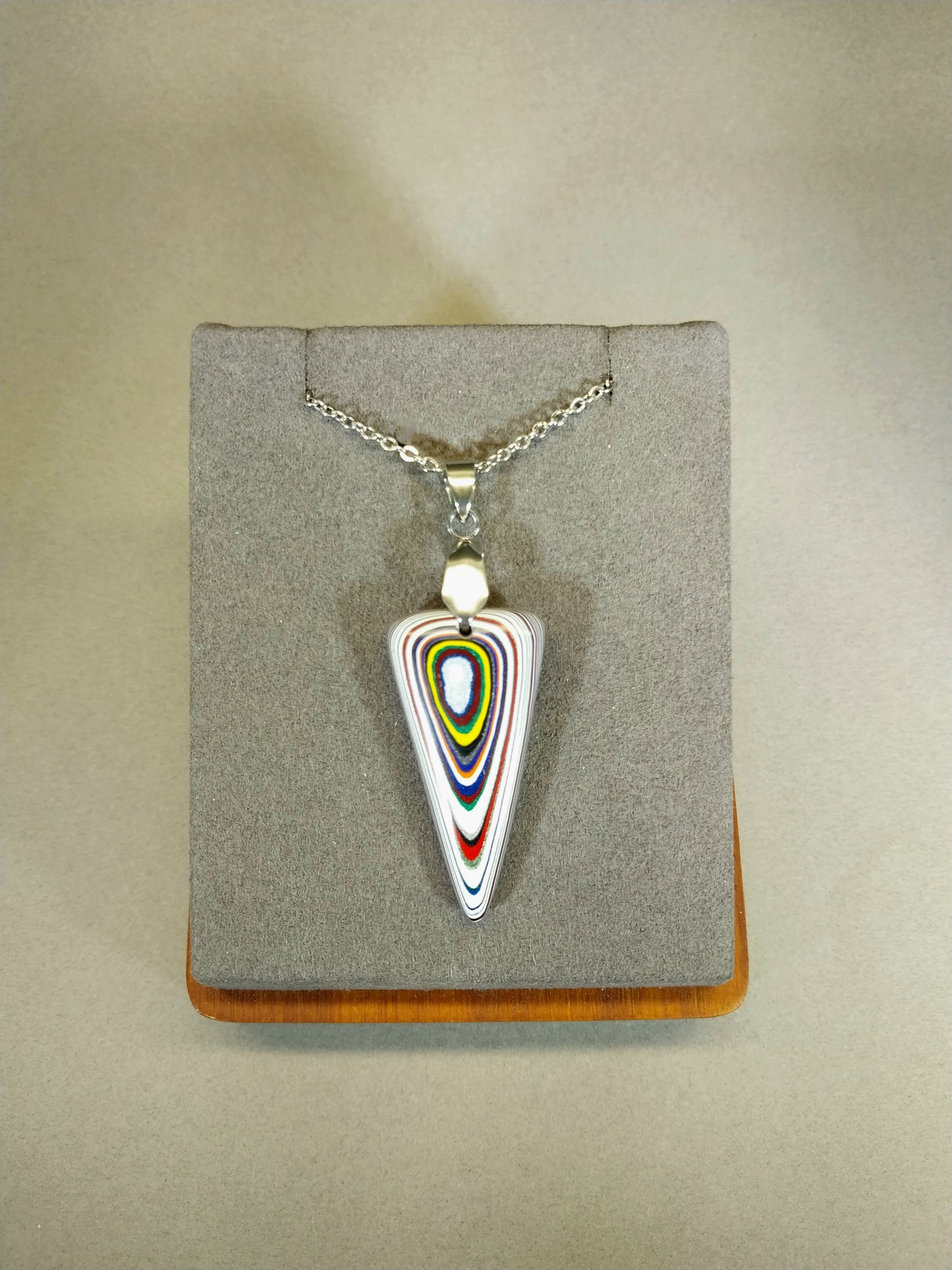 Big Rig Fordite Necklace with Included Chain