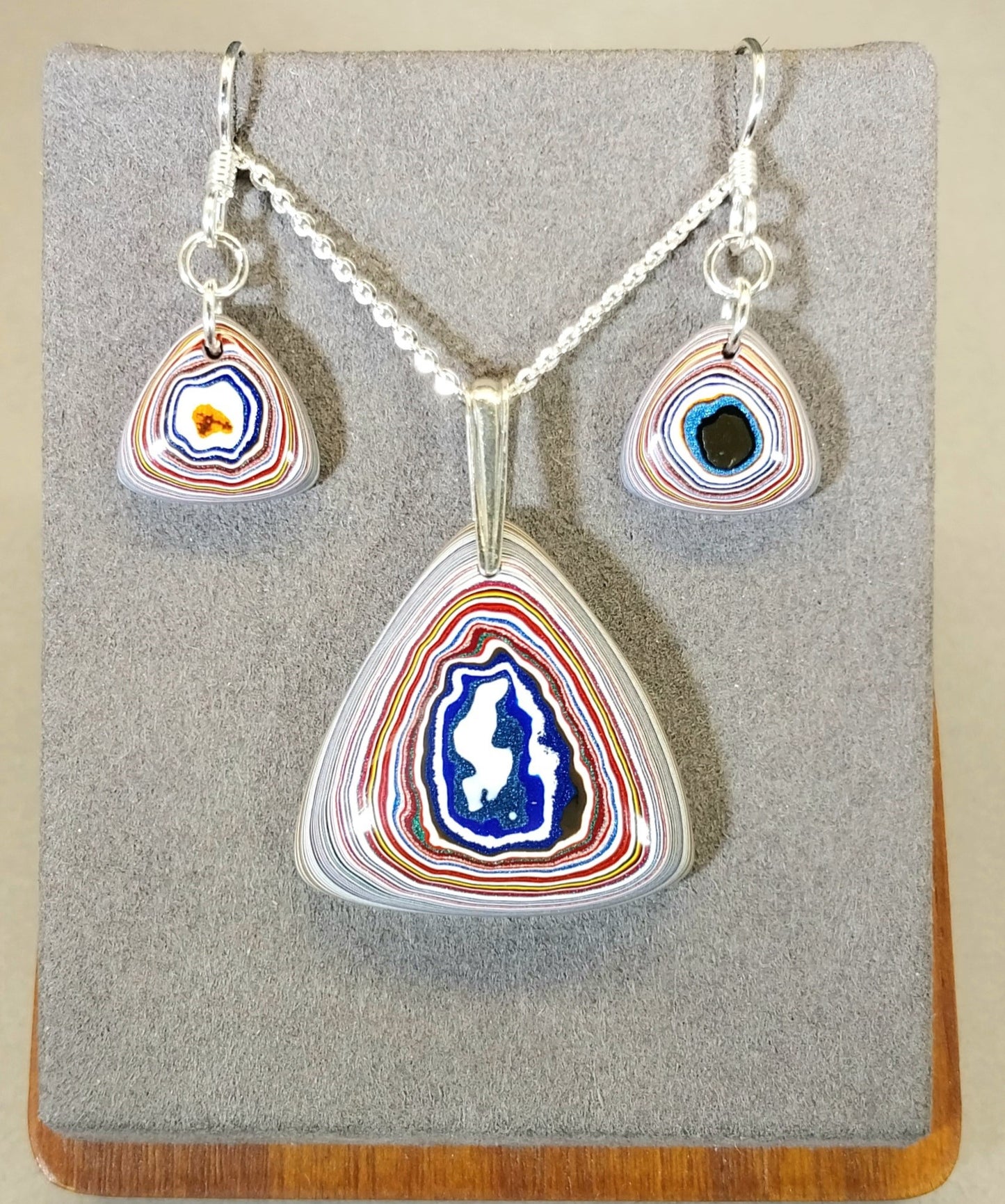 Fordite Set with Bright Colors