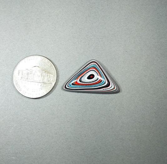 Fordite Cabochon Domed Triangle EB5