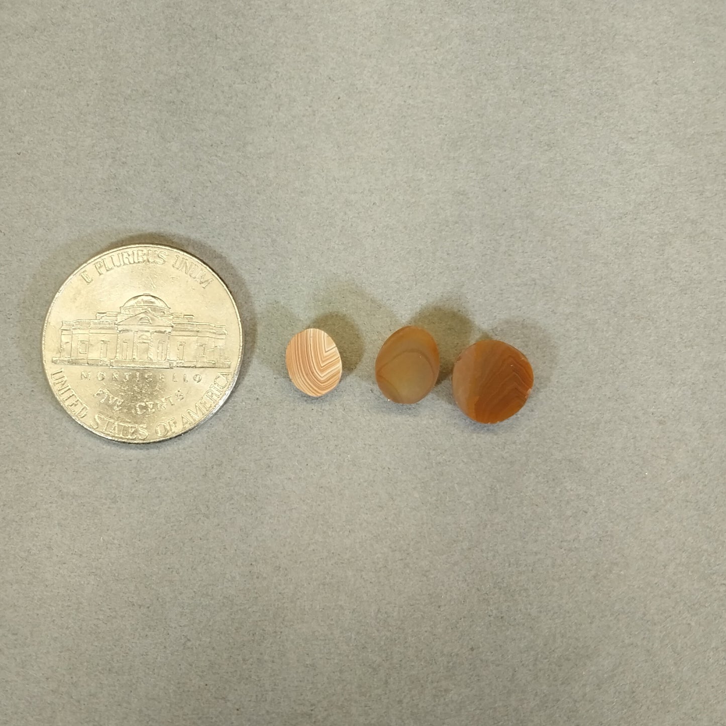 Mixed Lot TINY Lake Superior Agate Cabochons, Ella's Collection, W/O