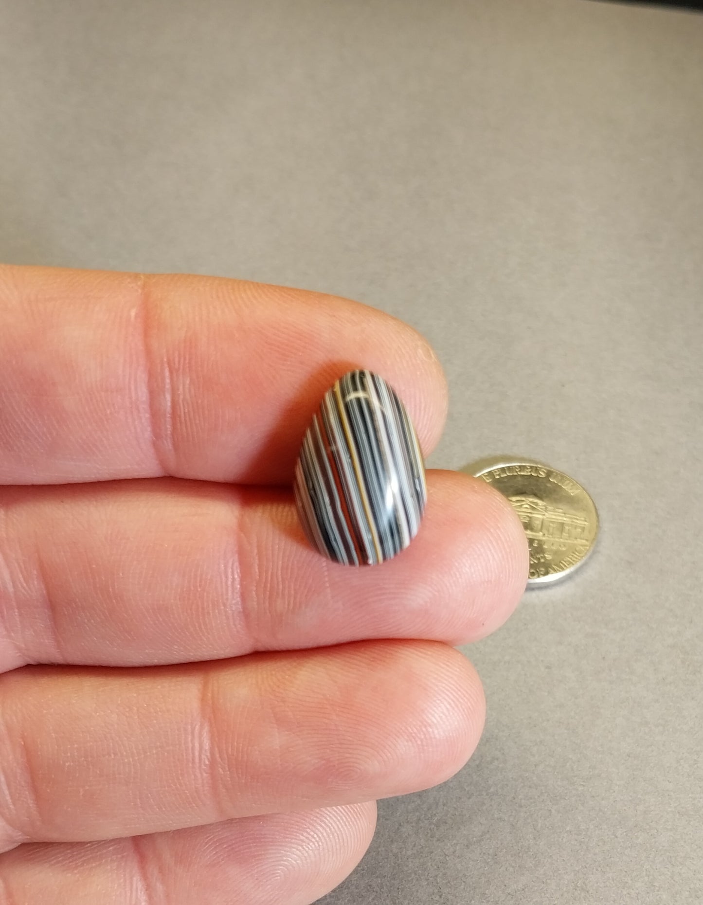 Fordite Cabochon, Michigan Fordite, Fordite, Polished Fordite, Cabochon, EB85