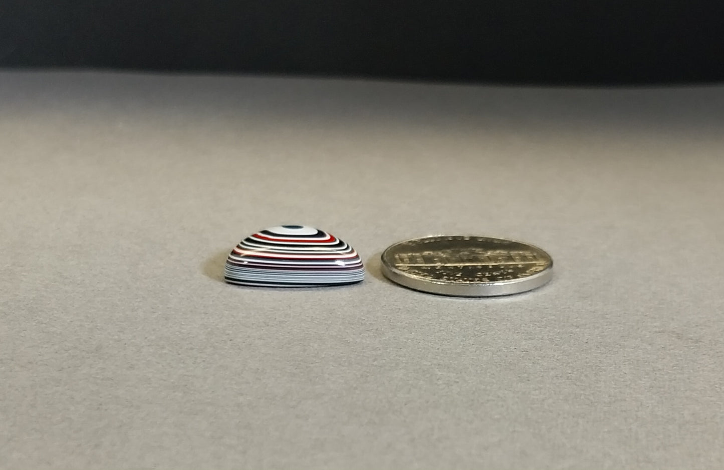 Ohio Fordite Cabochon, For Jewelry Making, Triangle Shape, EB48