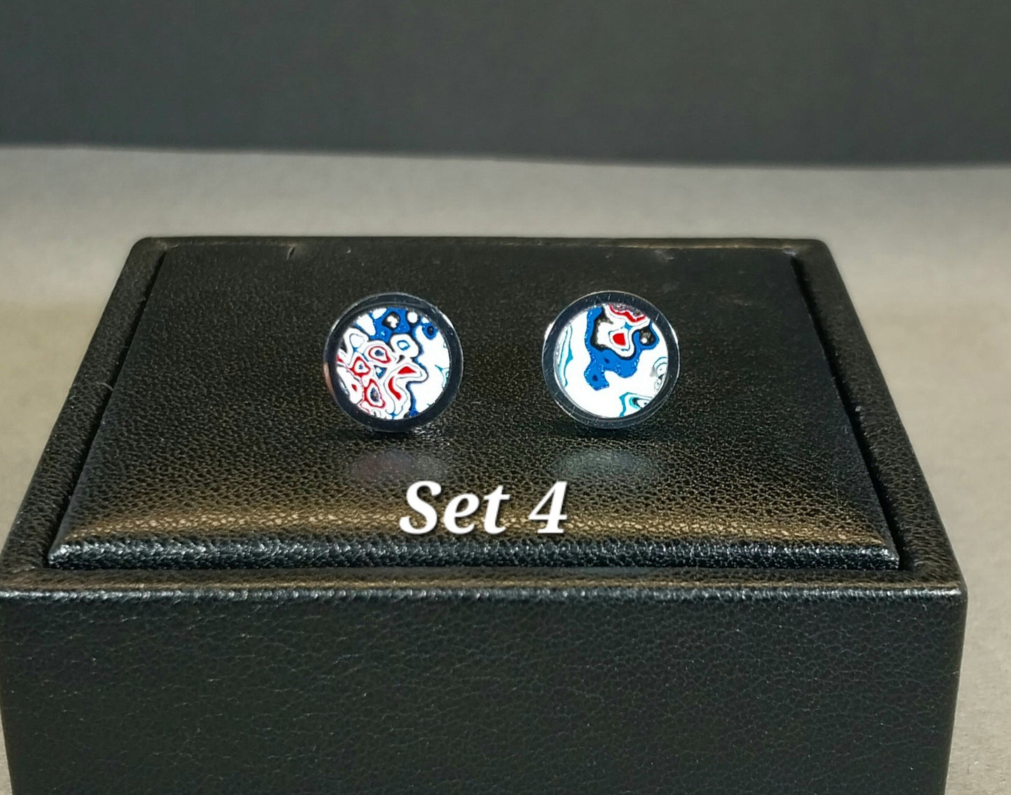 Fordite Earrings in Stainless Steel, Pick Your Set, ET124