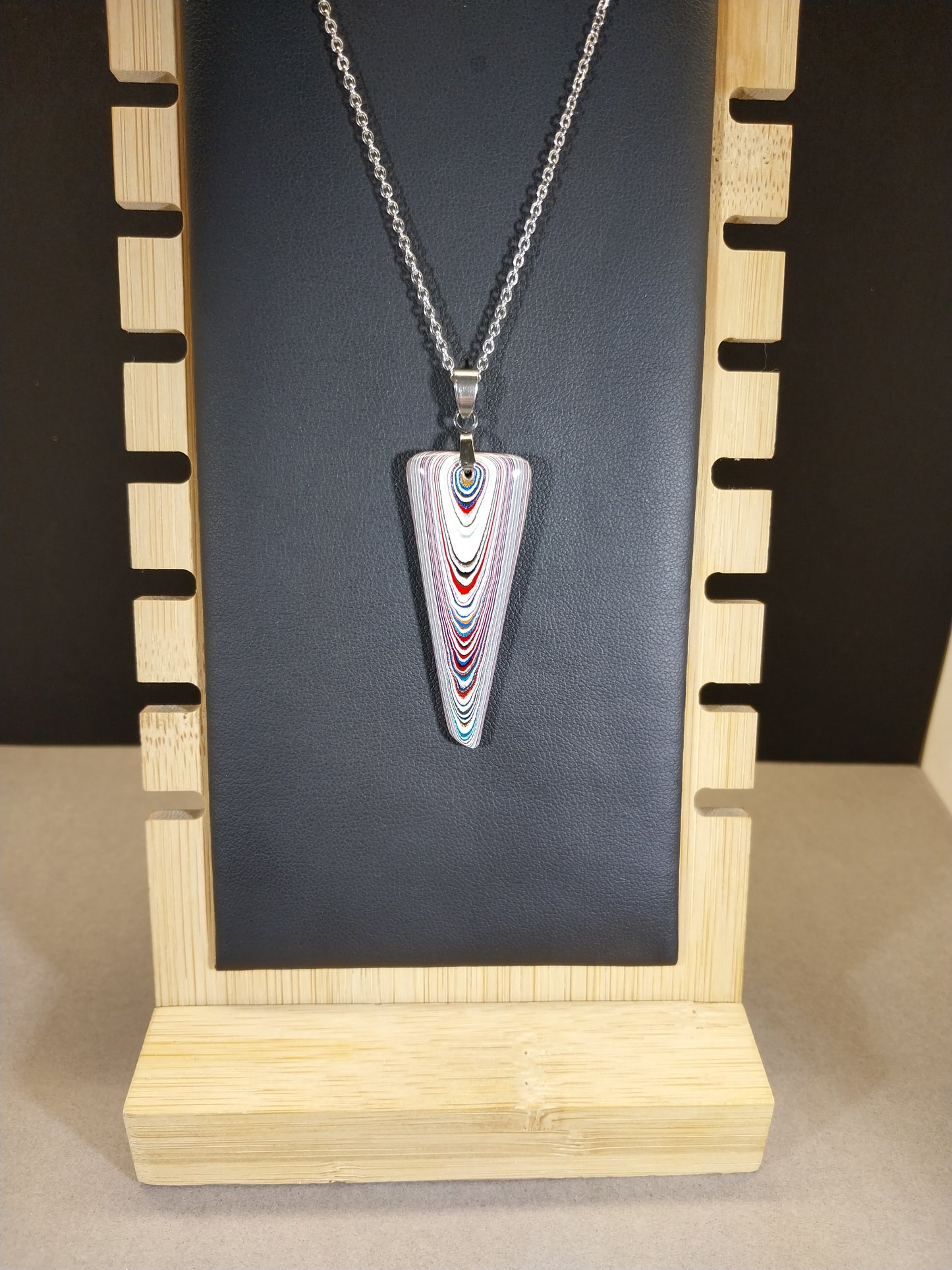 Big Rig Fordite Necklace with Included Chain