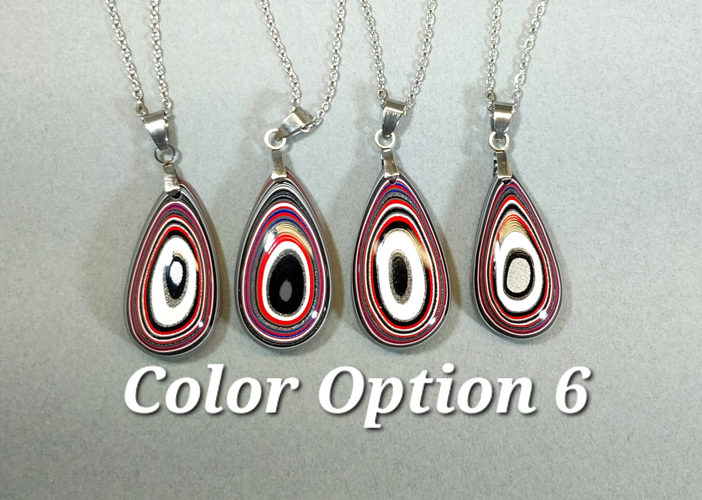 Fordite Necklaces Choose Your Color Option