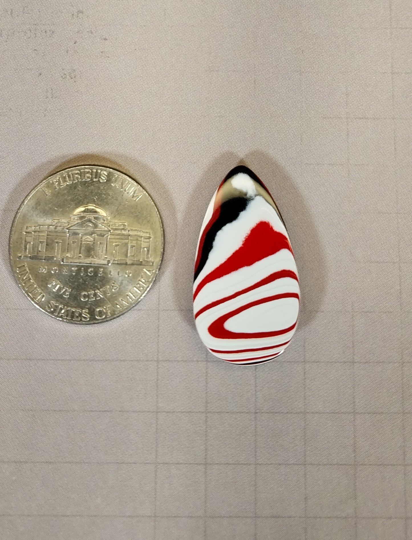 Fordite Cabochon, Freightliner Fordite, Ohio Motor Agate EB121