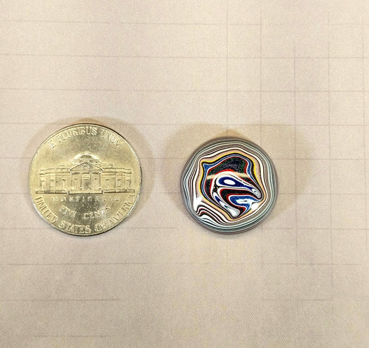 Fordite Cabochon, Bright Colors Great Patterns