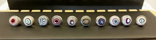 Fordite Lapel Pin, Tie Tack, or Hat Pins