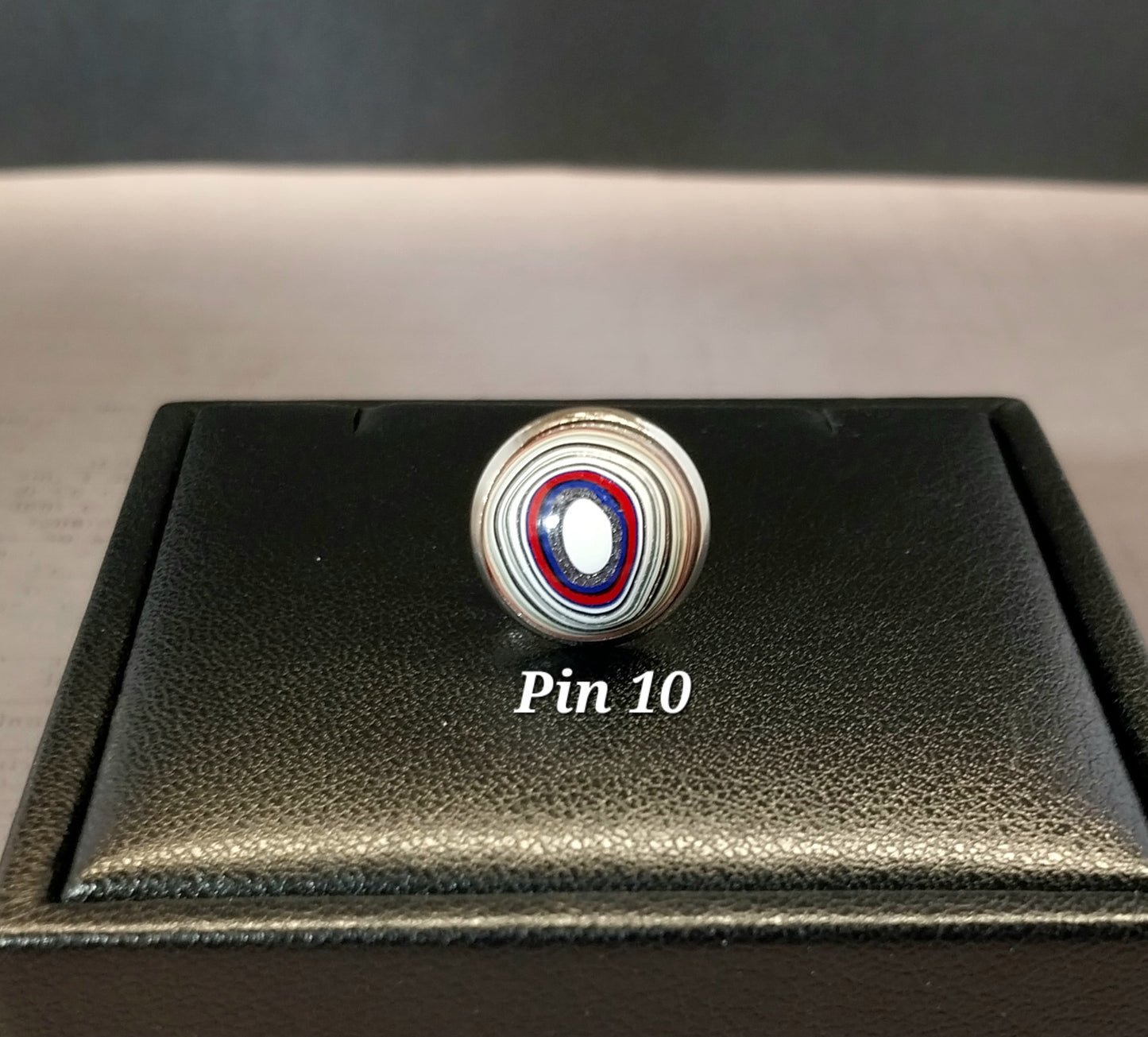 Fordite Lapel Pin, Tie Tack, or Hat Pins