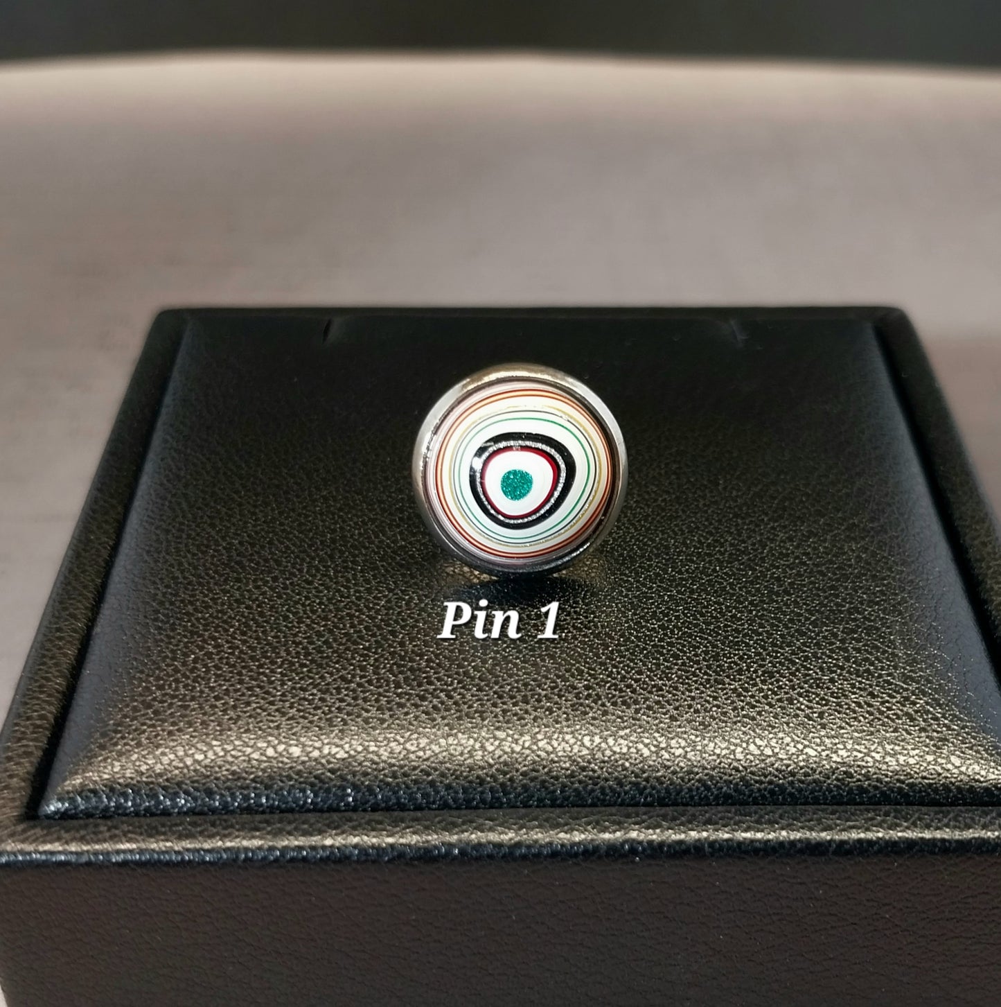 Fordite Lapel Pin, Tie Tack, or Hat Pins