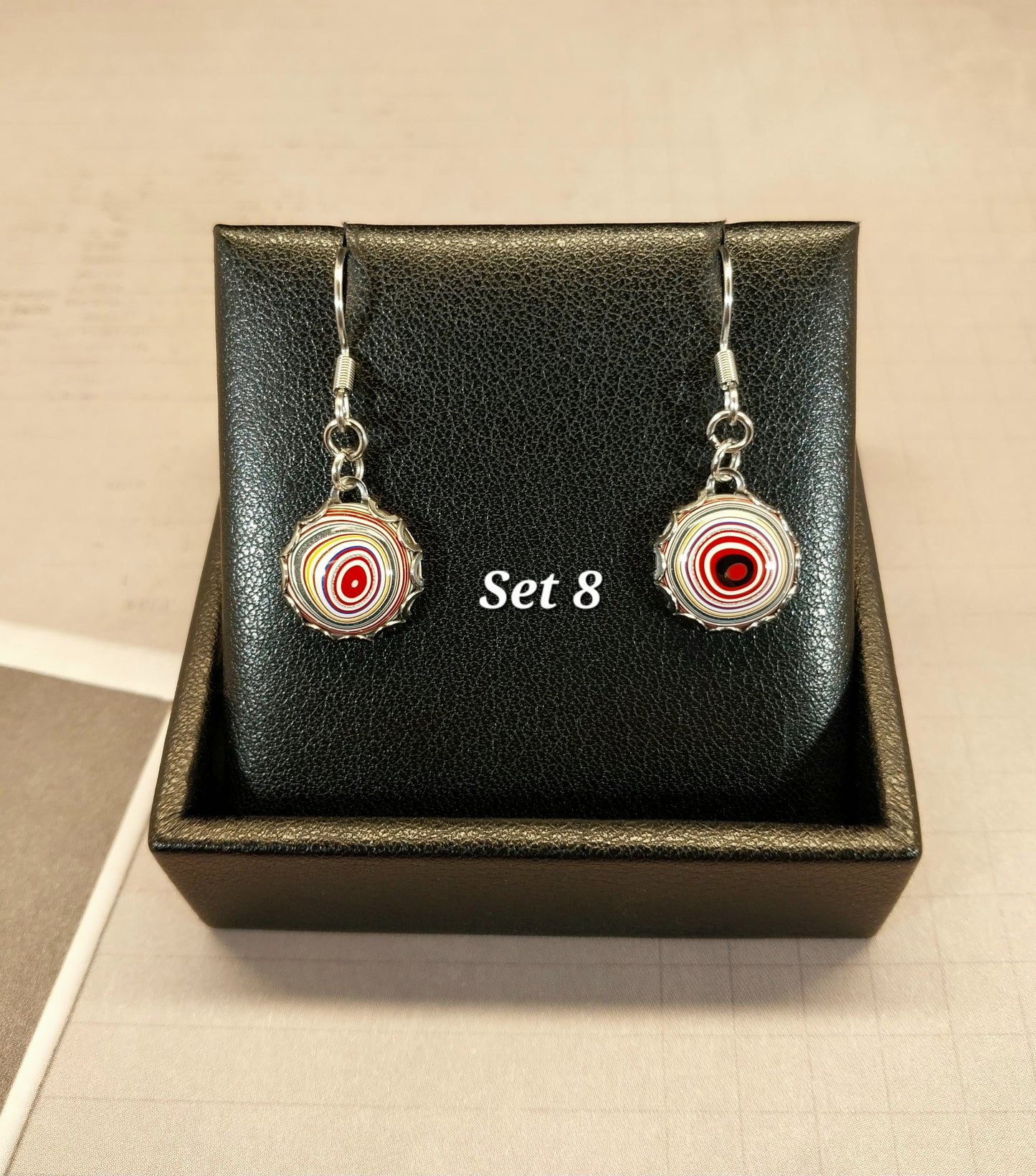 Fordite Earrings, Pick Your Set, Stainless and Surgical Steel, ET324