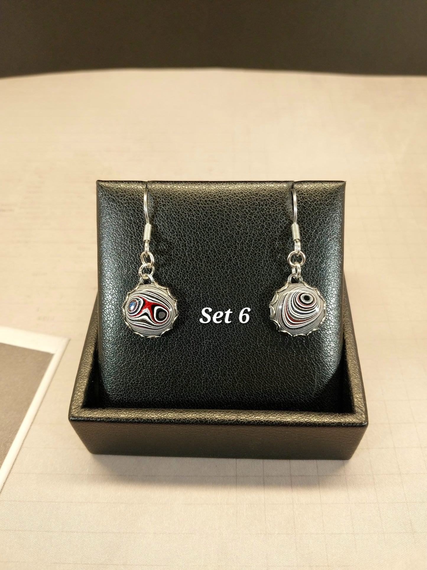 Fordite Earrings, Pick Your Set, Stainless and Surgical Steel, ET324