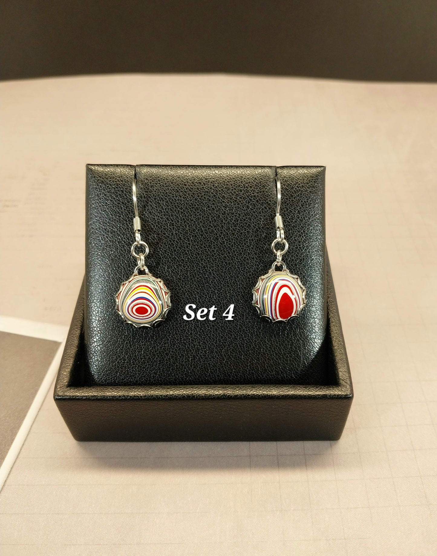 Fordite Earrings, Pick Your Set, Stainless and Surgical Steel, ET324