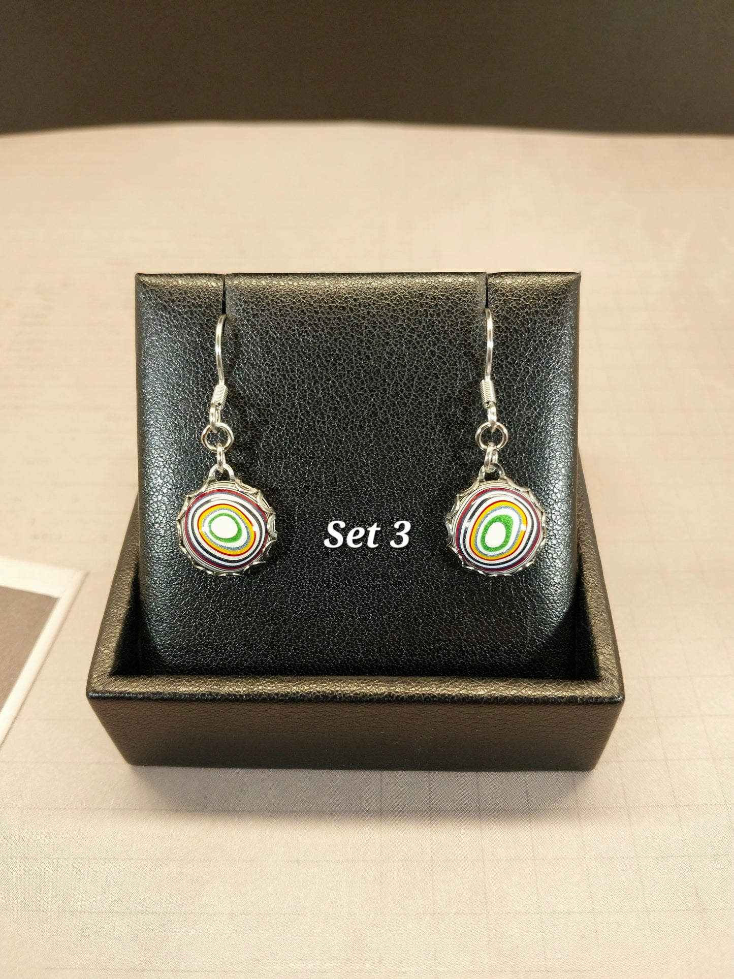 Fordite Earrings, Pick Your Set, Stainless and Surgical Steel, ET324