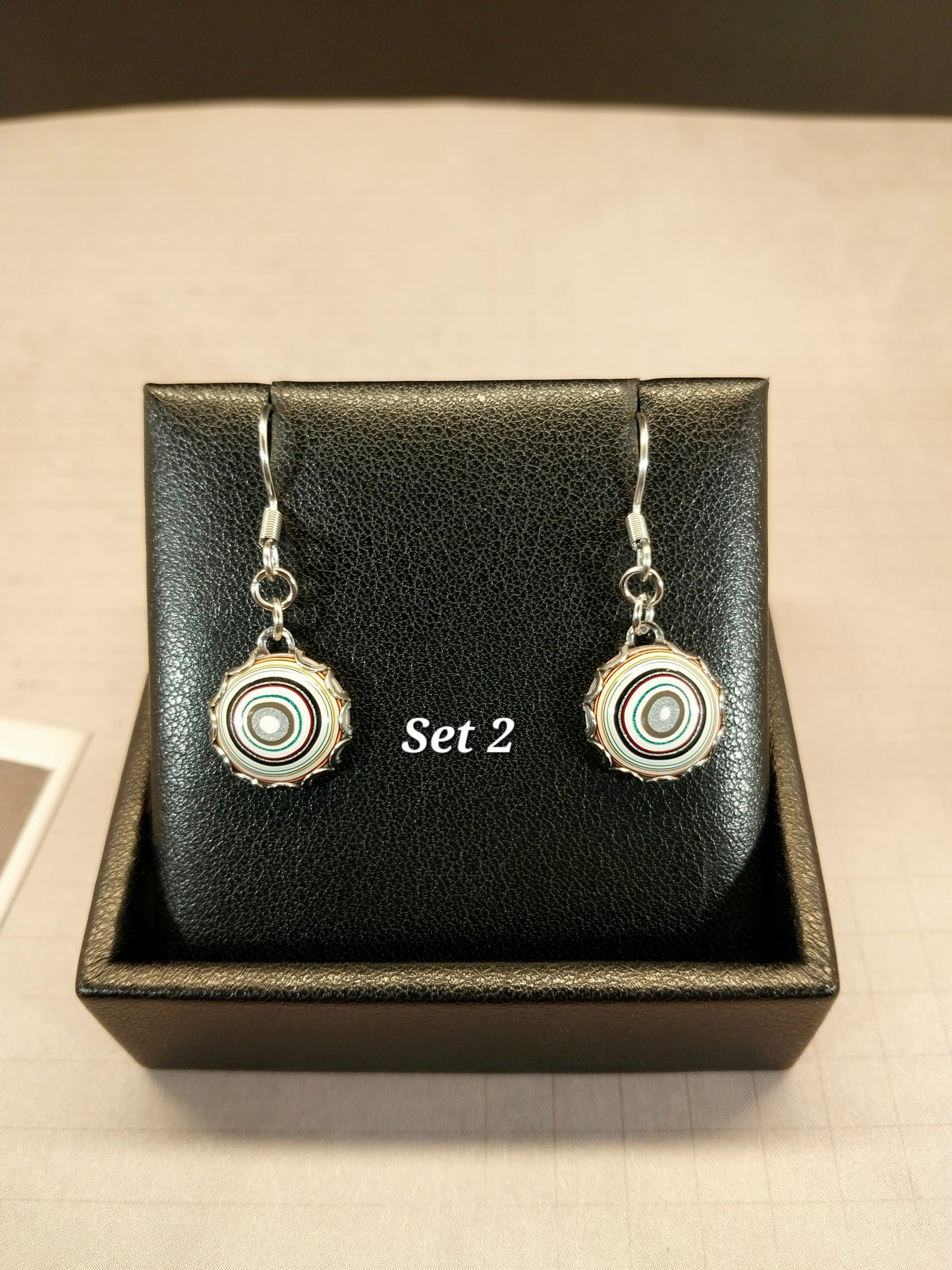 Fordite Earrings, Pick Your Set, Stainless and Surgical Steel, ET324