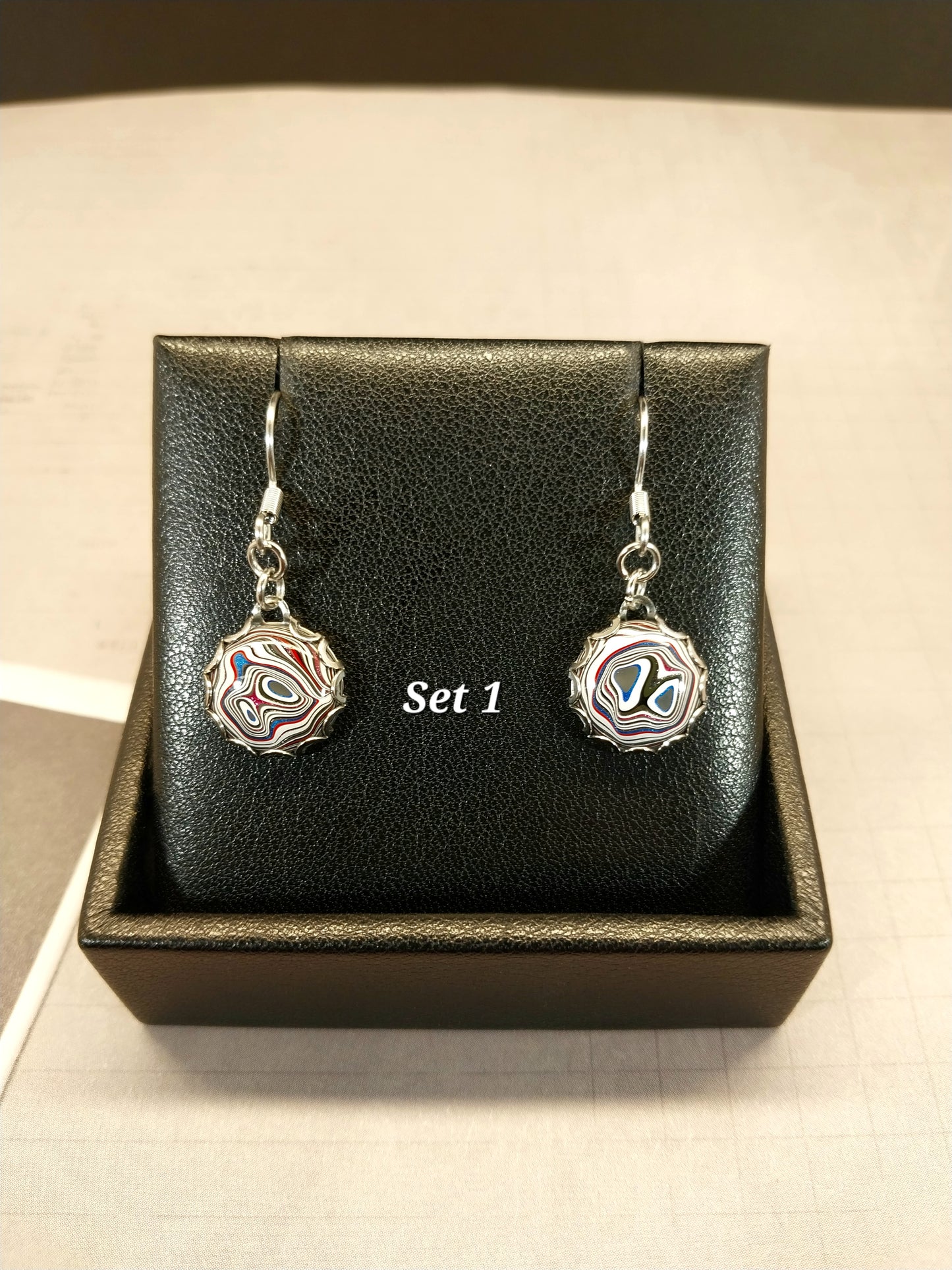 Fordite Earrings, Pick Your Set, Stainless and Surgical Steel, ET324