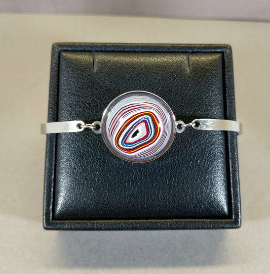 Fordite Bracelet, Freightliner Semi, EB113