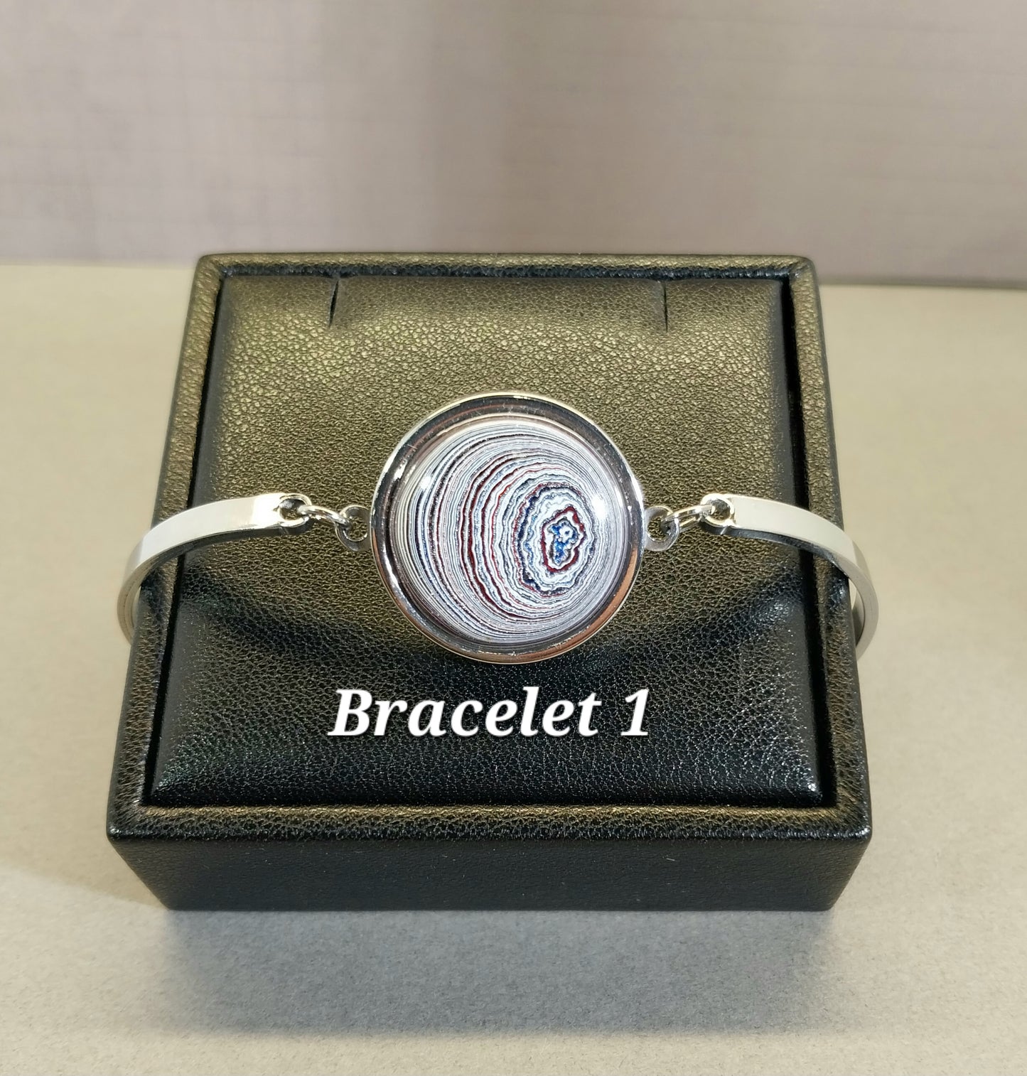 Fordite Bracelet, Pick Your Bracelet, Stainless Steel Setting