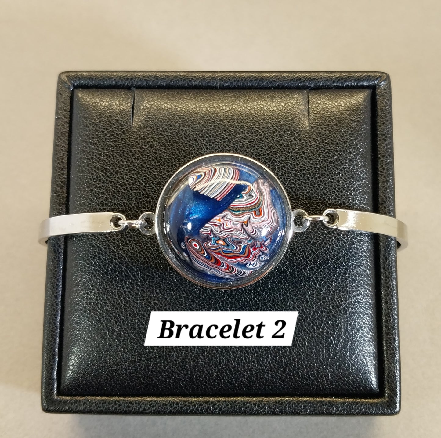 Fordite Bracelet, Pick Your Bracelet, Stainless Steel Setting