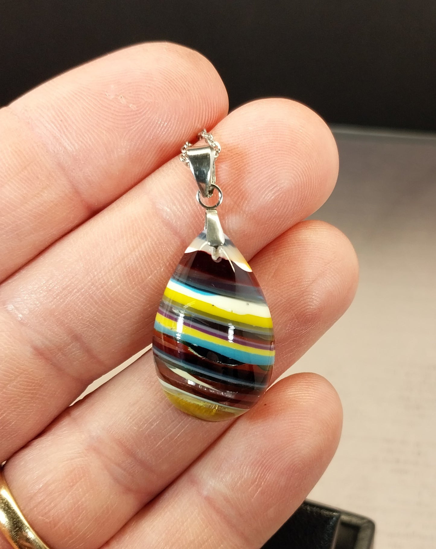 Surfite Necklace With Stainless Chain Beach Gift