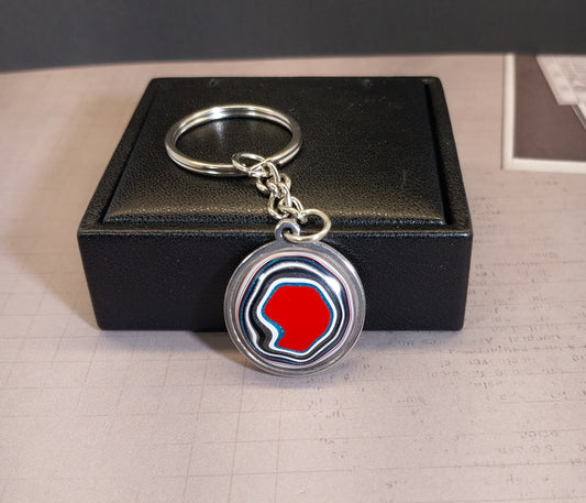 Fordite Keychain, EB126