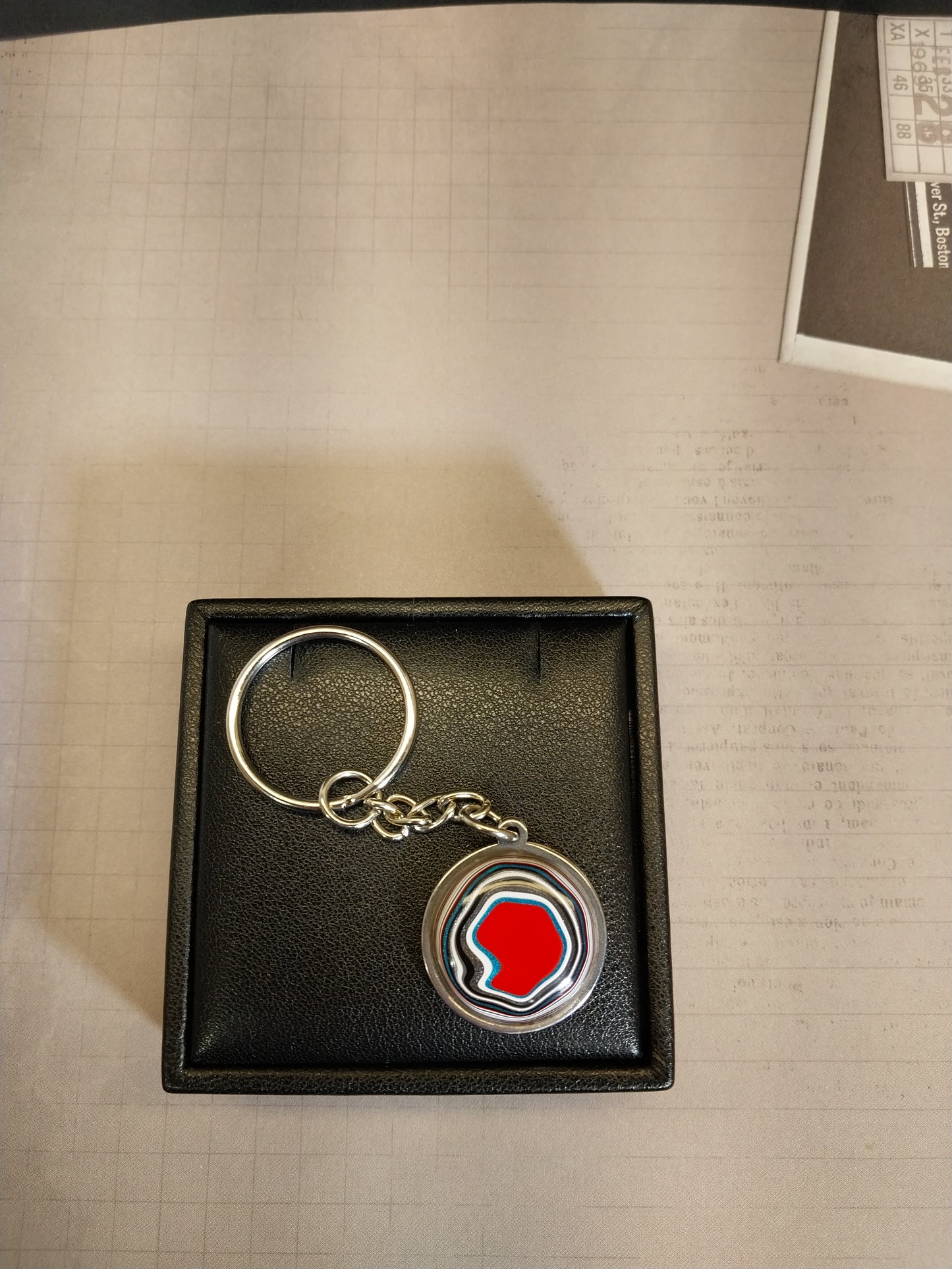 Fordite Keychain, EB126