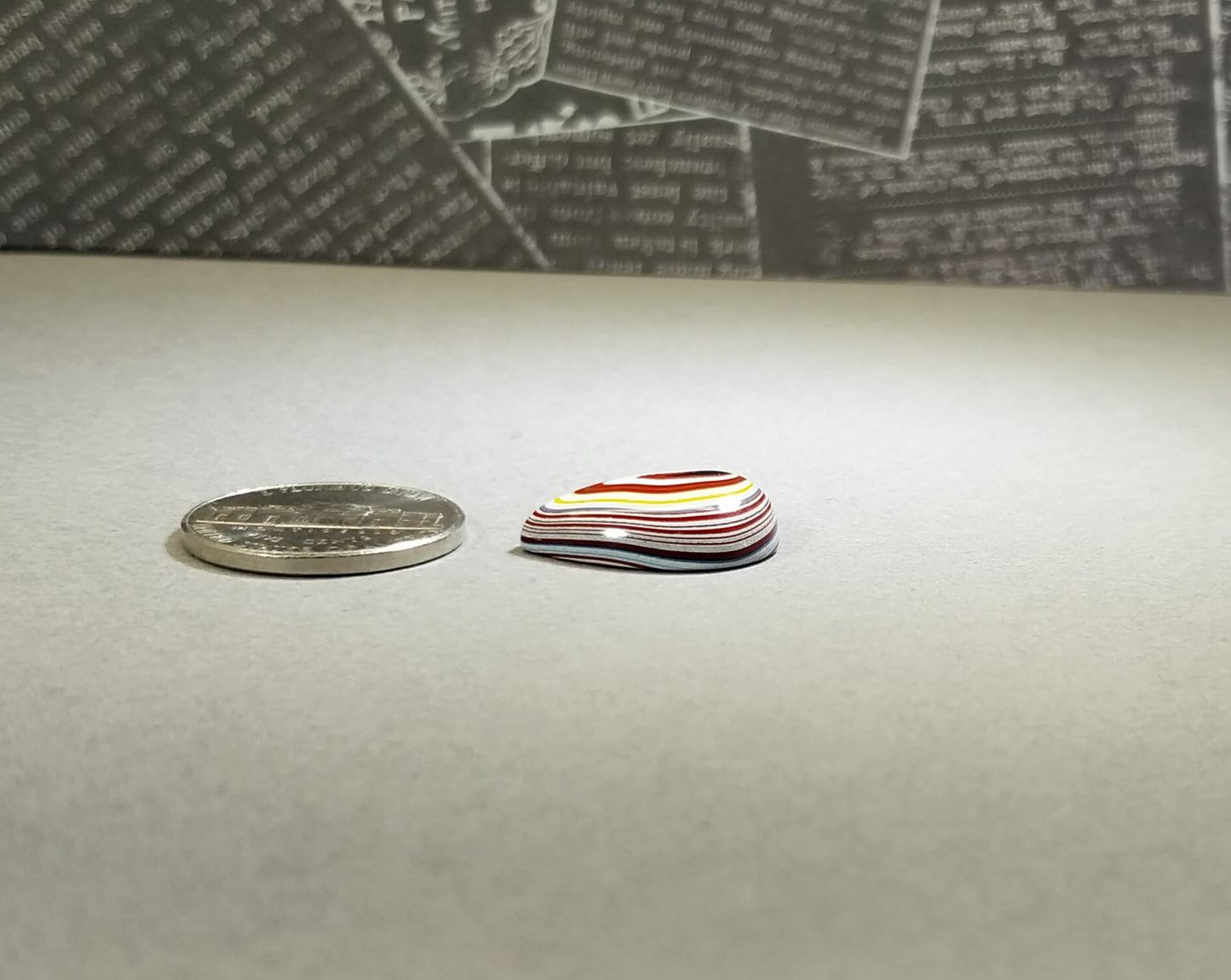 Fordite Cabochon, Small Oval Cabochon
