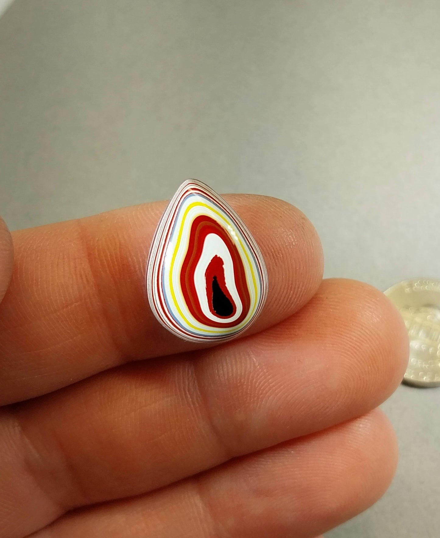 Fordite Cabochon, Small Oval Cabochon