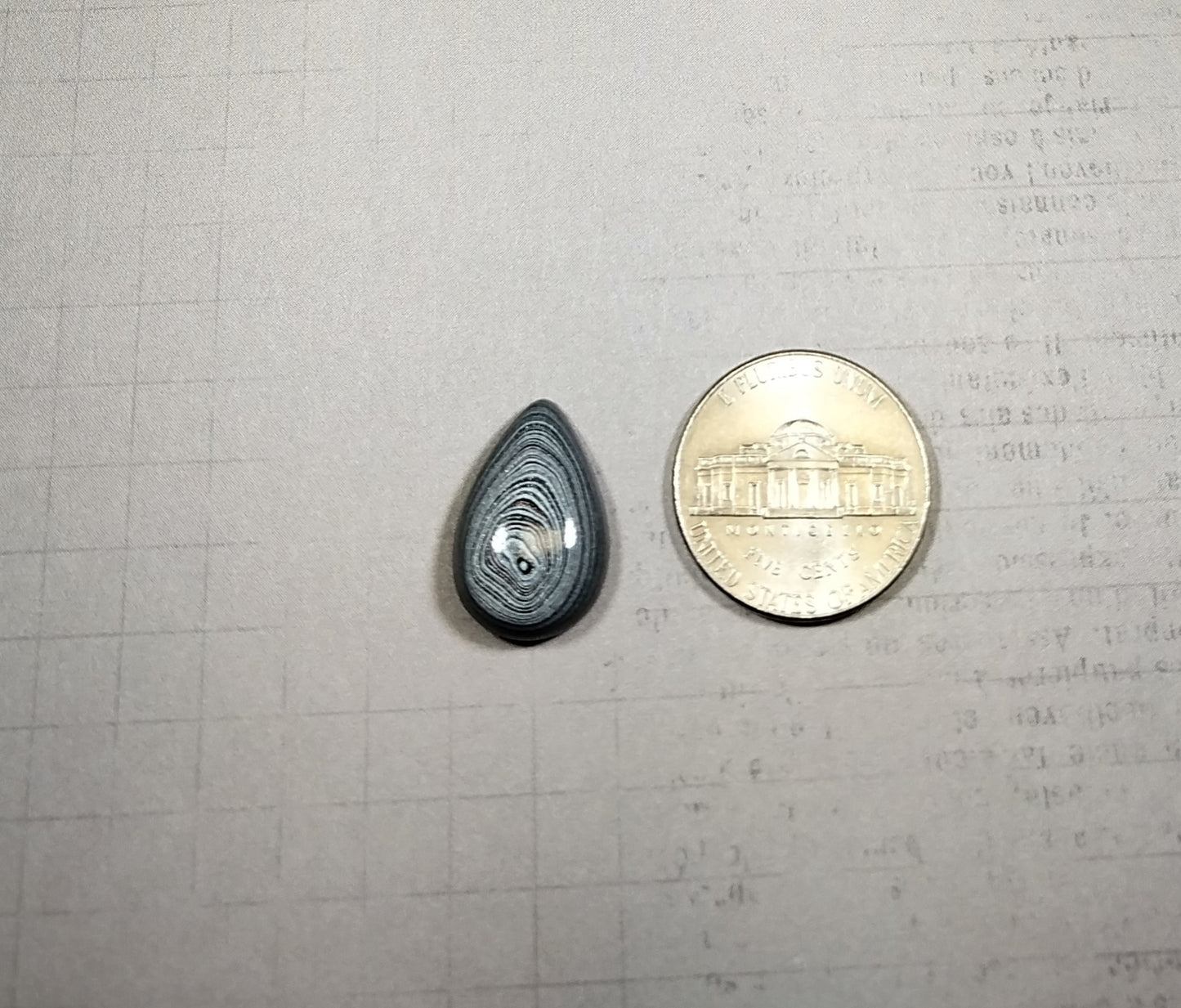 Fordite Cabochon, Michigan Fordite, Fordite, Polished Fordite, Cabochon, EB6