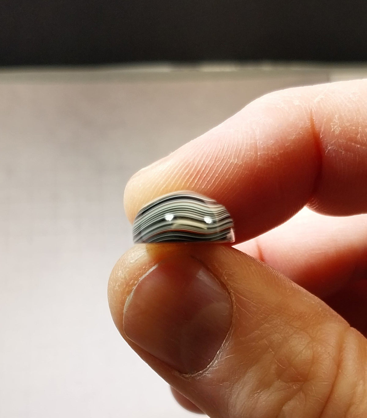 Fordite Cabochon, Good Height, Happy Agate Studio, EB86
