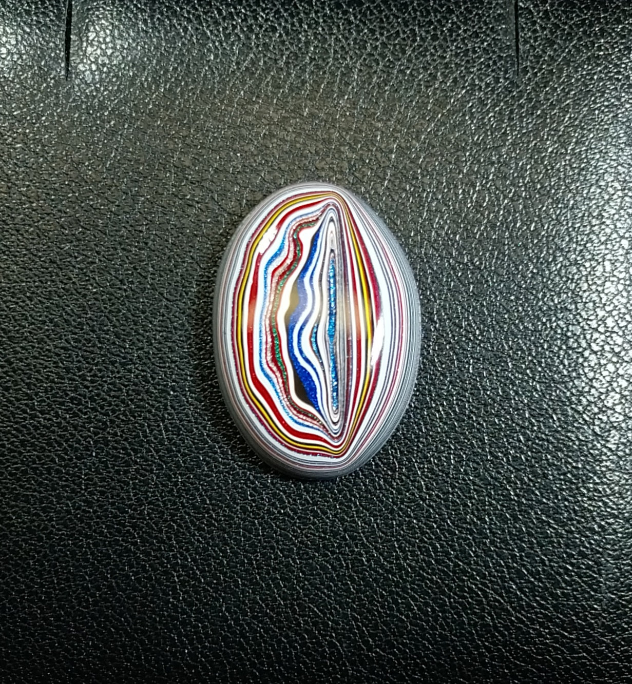 Fordite Cabochon, Oval Shape, Happy Agate Studio, EB18