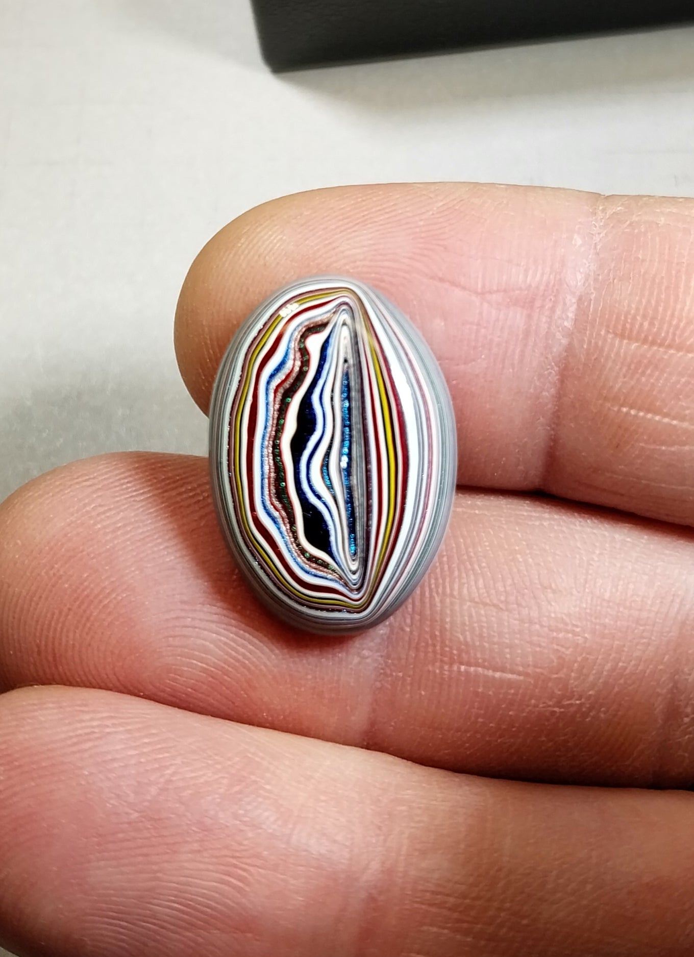 Fordite Cabochon, Oval Shape, Happy Agate Studio, EB18