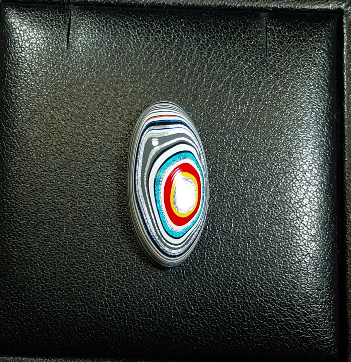 Fordite Cabochon, Good Height, Happy Agate Studio, EB86