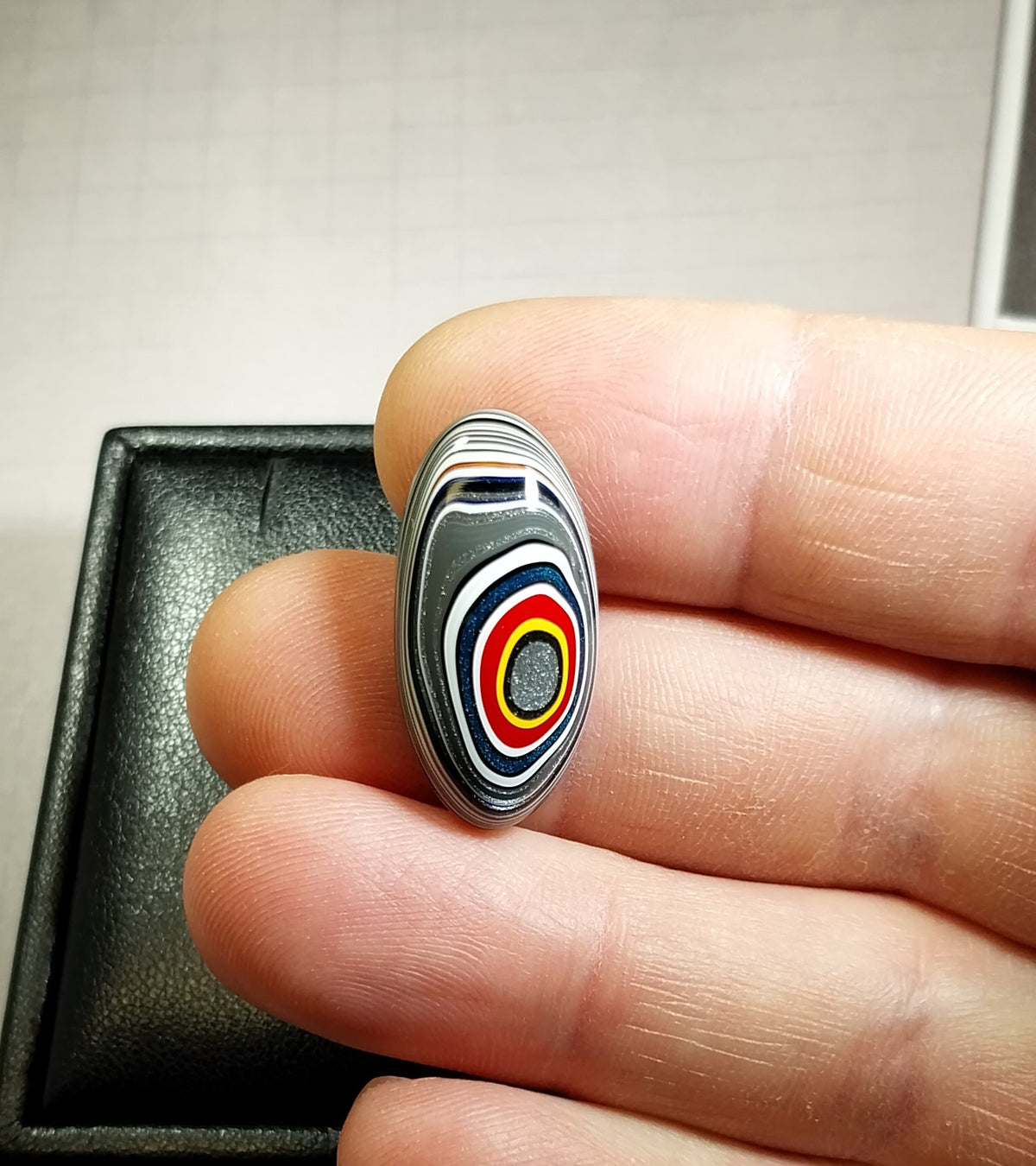 Fordite Cabochon, Good Height, Happy Agate Studio, EB86