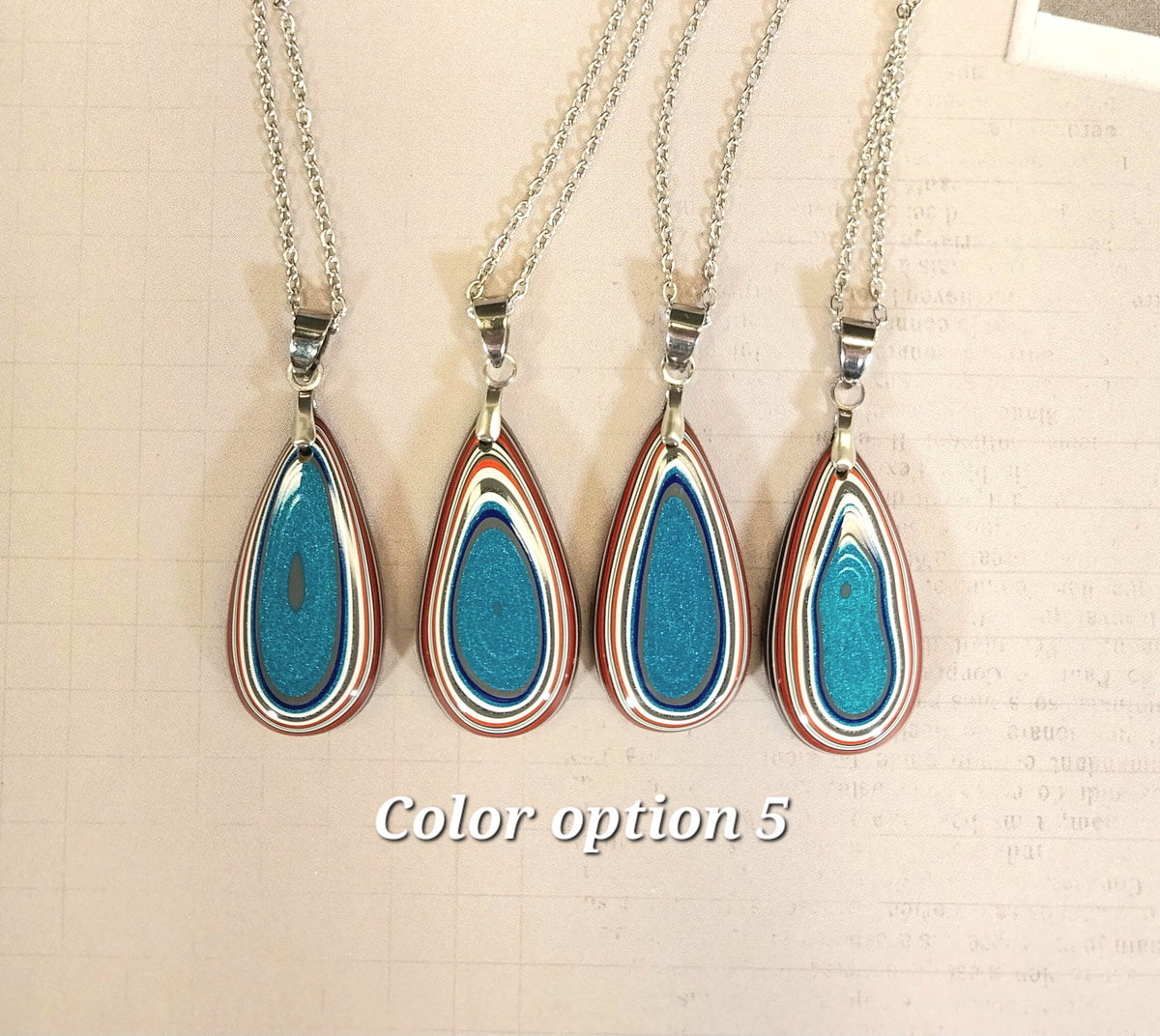 Fordite Necklaces Choose Your Color Option