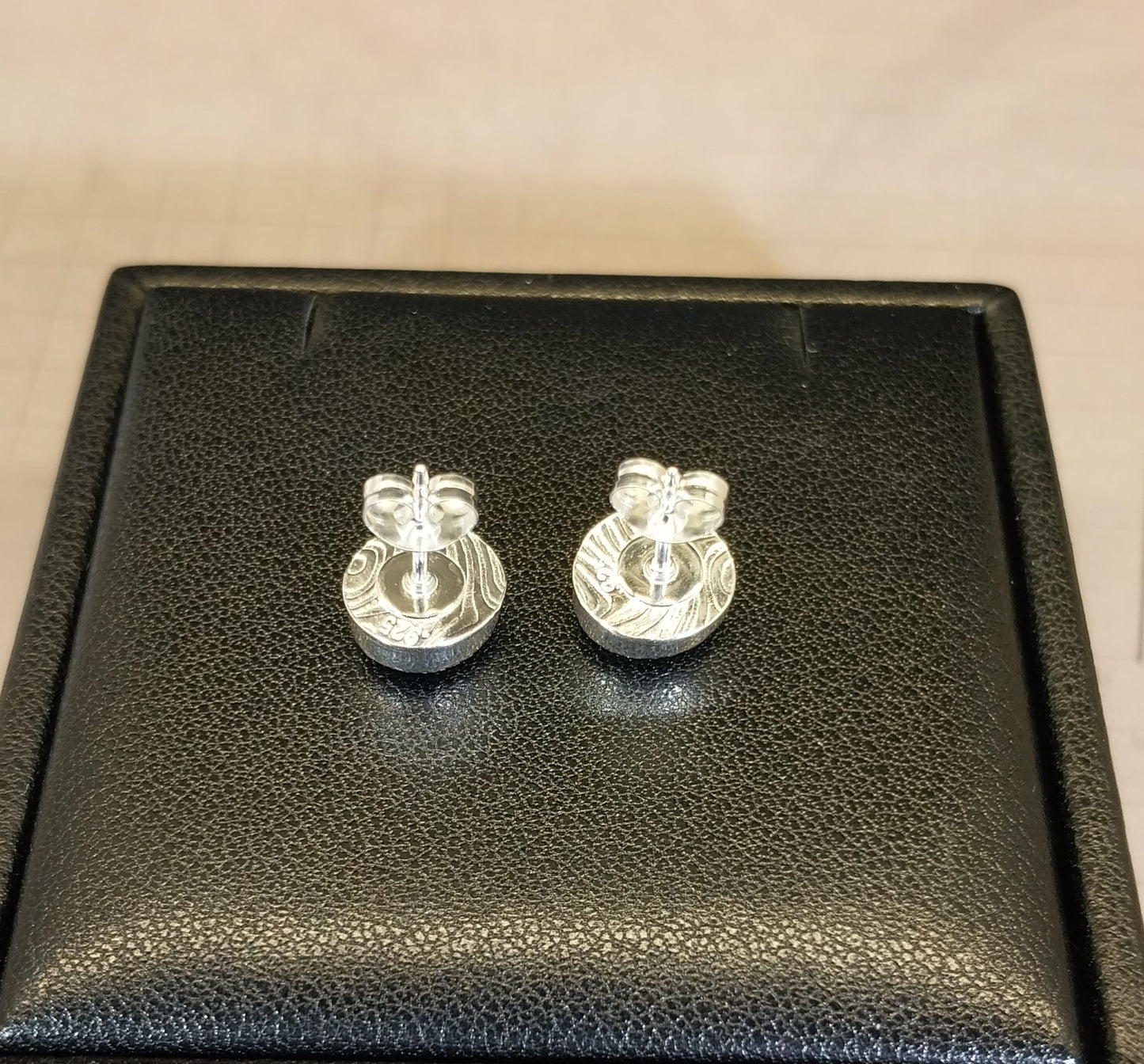 Lake Superior Agate Earrings in Sterling Silver