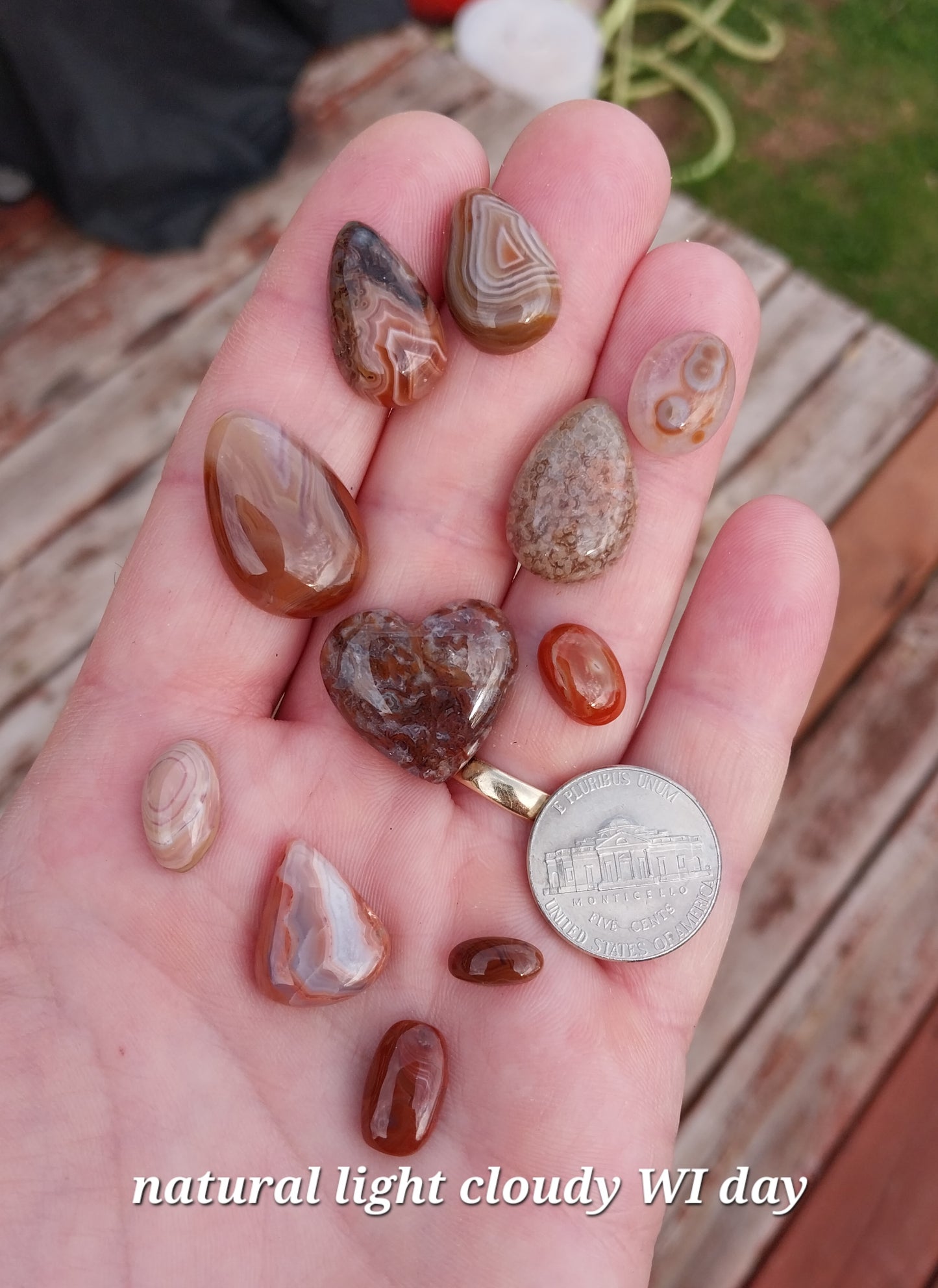 Mixed Lot Lake Superior Cabochons W/O W246