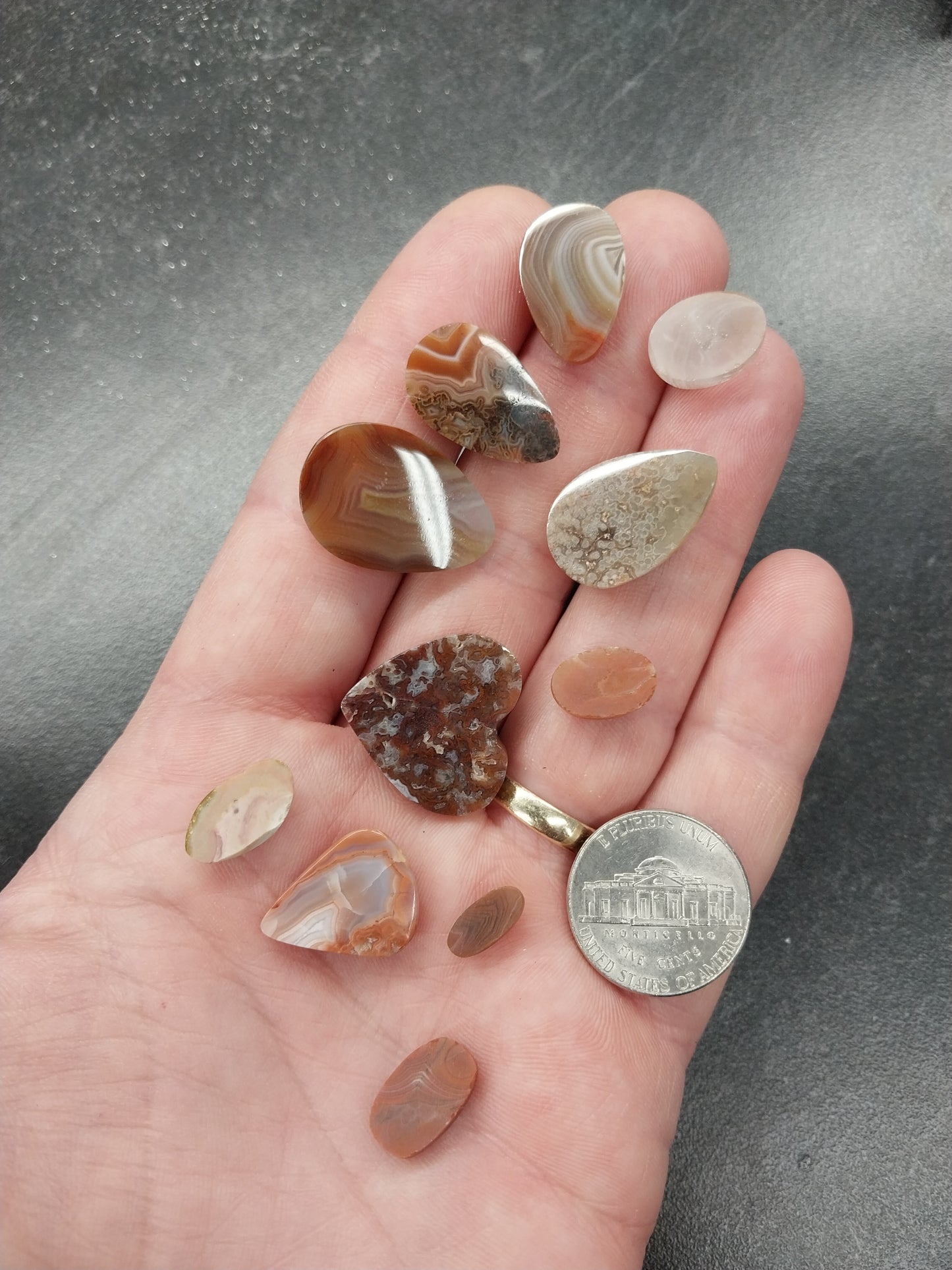 Mixed Lot Lake Superior Cabochons W/O W246