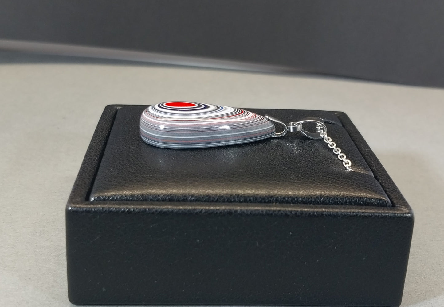 Fordite Necklace, St. Paul Fordite, Minnesota Fordite, Chain Included, Fordite Jewelry, Fordite Pendant